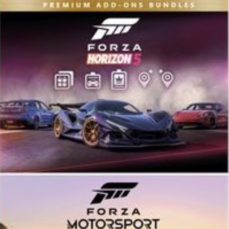 Forza motosport and FH5 premium add on bundle XBox One Games Gameflip