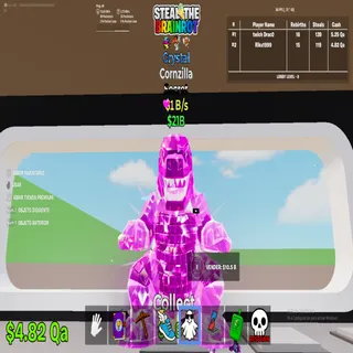 Cornzilla Crystal 3 Perks - Steal the Brainrot