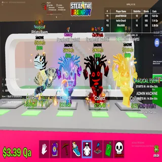 3 Spaghetti Tualetti and (1 Pitiata baem Magical free) - Steal the Brainrot