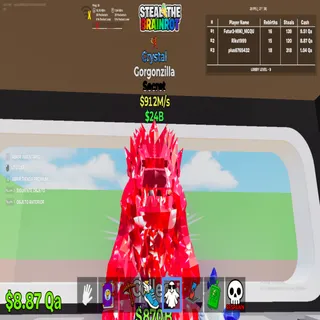 Gorgonzilla Crystal 1 Perks - Steal the Brainrot