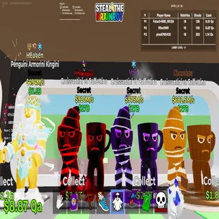 3 Croissantini et Caffetti Especial Bundle And (1 Free Penguini Armorini Kingini Haven 3 Perks) - Steal the Brainrot