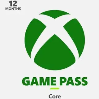 12 Month Xbox Game Pass Core