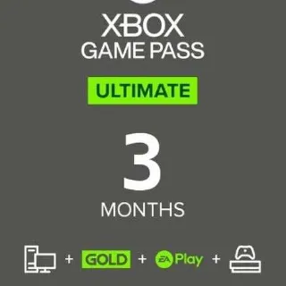 3 Month Xbox Game Pass Ultimate