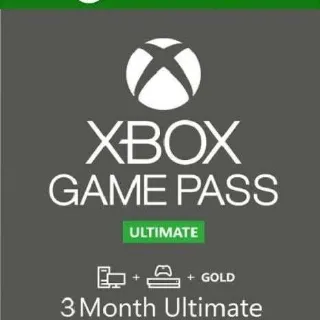 3 Month Xbox Game Pass Ultimate