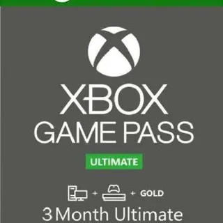 3 Month Xbox Game Pass Ultimate (Brazil)