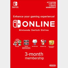Nintendo Switch Online 3 Month Membership (EU and UK)