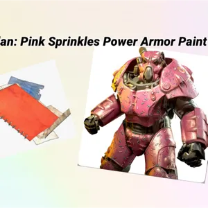pink sprinkles PA paint