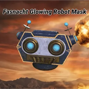 Glowing Robot Mask