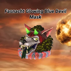 Glowing Blue Devil