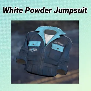 white powder jumpsuit
