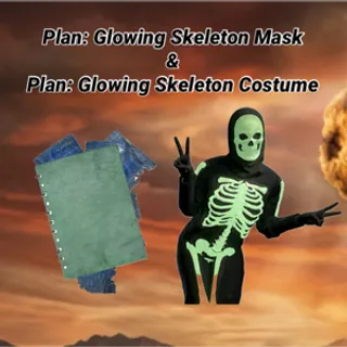 Glowing Skeleton