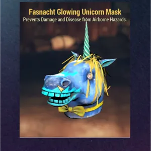 glowing unicorn mask