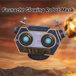 Glowing Robot Mask