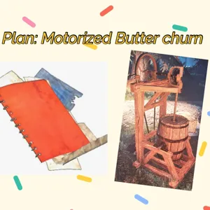Motorized Butter Churn