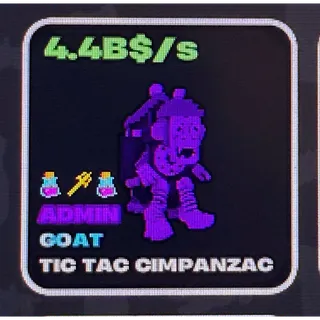 🆕 NEW UNIQUE TICTAC CIMPANZAC ADMIN - FRUITS VS BRAINROTS 🐒