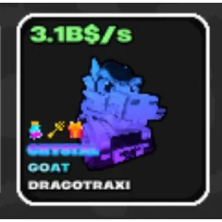 🆕 New Unique DragoTraxi crystal 3 traits - FRUITS VS BRAINROTS 🐲