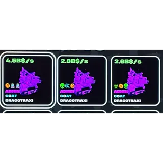 CRAZY Bundle DragoTraxi ADMIN 4.5B + 2.8B + 2.6B - FRUITS VS BRAINROTS