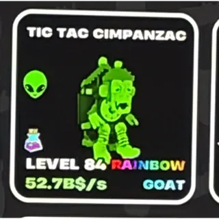 🆕 NEW UNIQUE TICTAC CIMPANZAC RAINBOW - FRUITS VS BRAINROTS 🐒