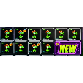 🆕 New Bundle x10 Sheriff Pea 2M- FRUITS VS BRAINROTS 🫛