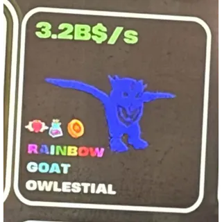 🆕 New Unique Owlestial Rainbow 3 traits - FRUITS VS BRAINROTS 🦉