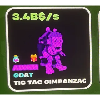 🆕 NEW UNIQUE TICTAC CIMPANZAC ADMIN - FRUITS VS BRAINROTS 🐒