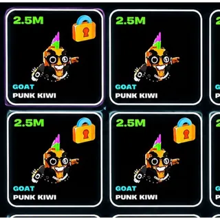 🆕 New Bundle x4 PUNK KIWI 2.5m - FRUITS VS BRAINROTS 🥝