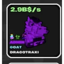 🆕 New Unique DragoTraxi ADMIN 3 traits - FRUITS VS BRAINROTS 🐲