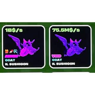 Bundle x2 Sushigon - FRUITS VS BRAINROTS 🍣