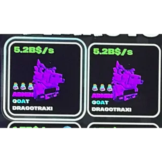 🆕 New Bundle x2 5.2b DragoTraxi ADMIN 37kg + 36kg - FRUITS VS BRAINROTS 🐲