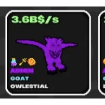 🆕 New Owlestial ADMIN 3 traits - FRUITS VS BRAINROTS 🦉