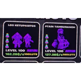 🆕 NEW UNIQUE BUNDLE ABSOLUTE ADMIN LEVEL 100 - FRUITS VS BRAINROTS 