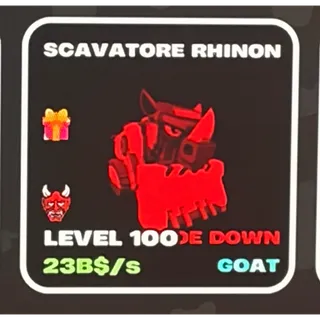 🆕 Unique Scavatore UpsideDown - FRUITS VS BRAINROTS