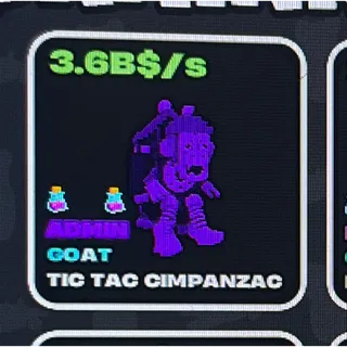 🆕 NEW UNIQUE TICTAC CIMPANZAC ADMIN - FRUITS VS BRAINROTS 🐒