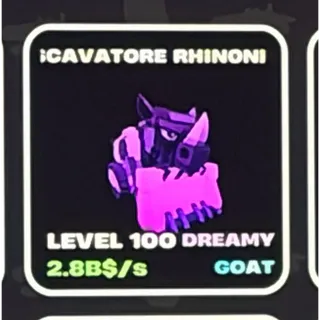 🆕 Unique Scavatore DREAMY - FRUITS VS BRAINROTS