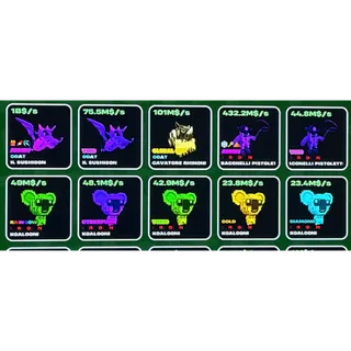 Bundle x10 BRAINROTS FUZE - FRUITS VS BRAINROTS 🧪