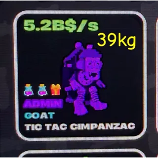 🆕 NEW UNIQUE TICTAC CIMPANZAC ADMIN - FRUITS VS BRAINROTS 🐒