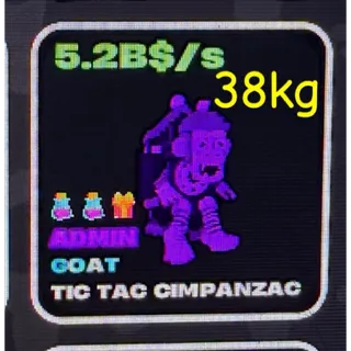 🆕 NEW UNIQUE TICTAC CIMPANZAC ADMIN - FRUITS VS BRAINROTS 🐒
