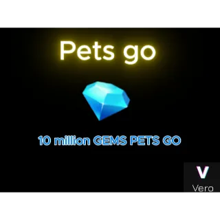 PETS GO 10M GEMS 