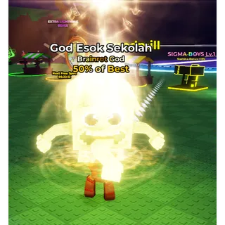 God Esok Sekolah 50% of Best| Be Flash For Brainrots