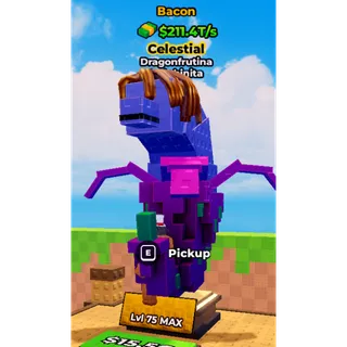Bacon Celestial DragonFrutina Dolphinita $211.4T/s | Max Level |Kick a Lucky Block