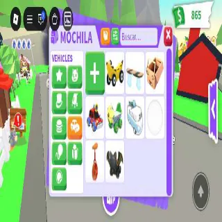 Boundle 9 Cars Adopt Me