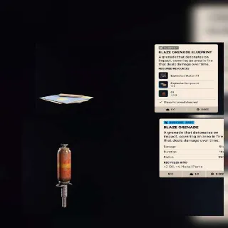 Blaze Grenade Blueprint