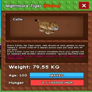 TITAN NIGHTMARE TIGER