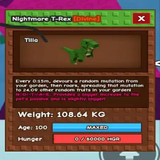 COLOSSAL T-REX 108.64KG