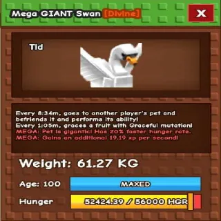 GIANT MEGA SWAN