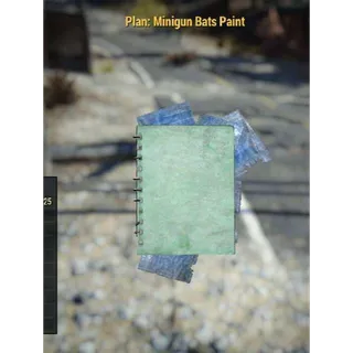 Mini gun Bats Paint Plan