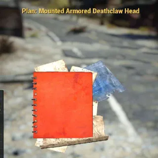 Mounted Armored Deathclaw Head