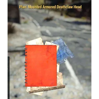 Mounted Armored Deathclaw Head