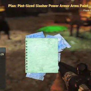 Pint Sized Slasher Power Armor Arms paint Plan
