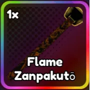 Flame Zanpakuto | Captain Commander (Yamamoto) Evo Item | Anime Last Stand